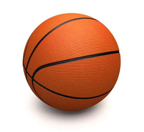 3d render Basketbol (kırpma yolu)