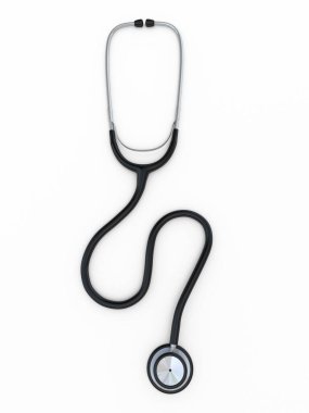 Stetoskop oluşturucu (beyaz ve kırpma yolunda izole edilmiş)