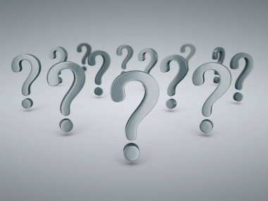 3d oluşturma soru işaretleri (alanın derinliği))