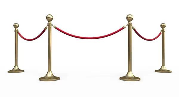 3d render Bariyer ip oluşturma (beyaz ve kırpma yolu üzerinde izole)