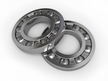Top Bearing render (beyaz ve kırpma yolu üzerinde izole)