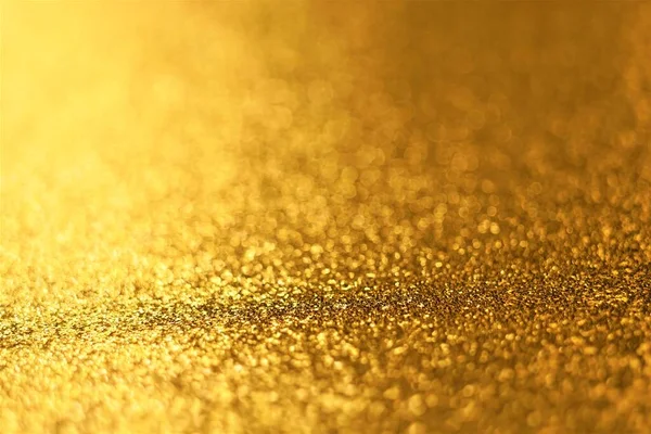 Oro Sabbia Lucida Oro Scintille Sfondo Sfocato — Foto Stock