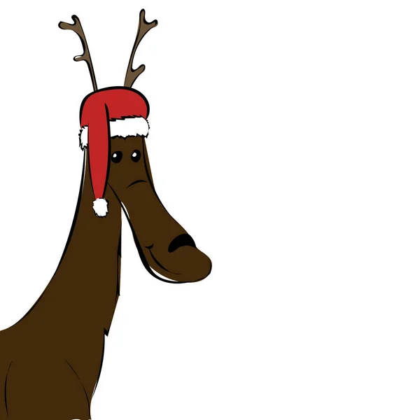 Rendieren Rudolph Met Kerstmis — Stockfoto