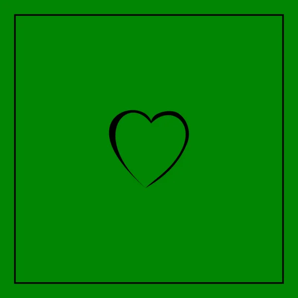 Hälsningar Med Ett Hjärtkort — Stockfoto