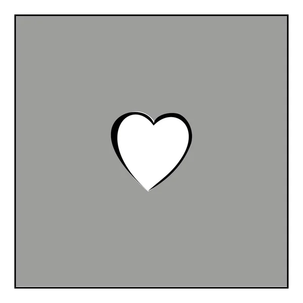 Grüße Mit Einer Herzkarte — Stockfoto