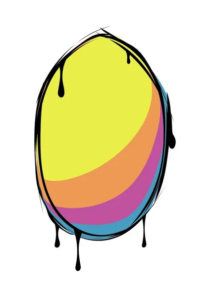 Αυγό Στυλ Κόμικ — Φωτογραφία Αρχείου