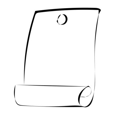 Anımsatıcılar için beyaz bir not defteri