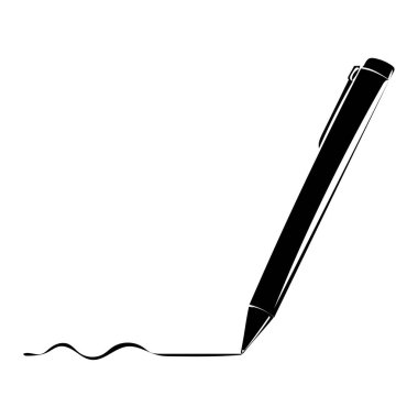 Kalemle bir şeyler yaz.