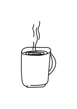 Sıcak bir fincan kahve.