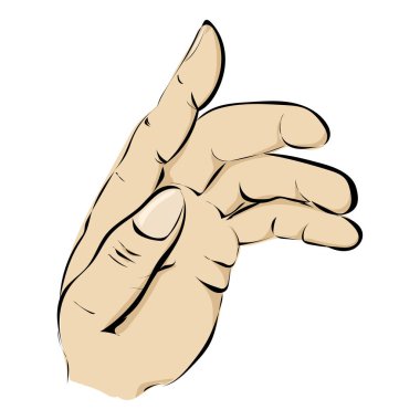 Elle bir şey göstermek için..