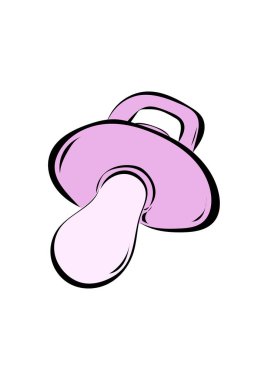 Beyaz arka planda pembe kauçuk şapka