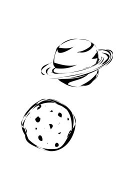 İzole edilmiş yiyecek ve içecek işareti. yiyecek ve siyah stok vektör illüstrasyonu koleksiyonu.