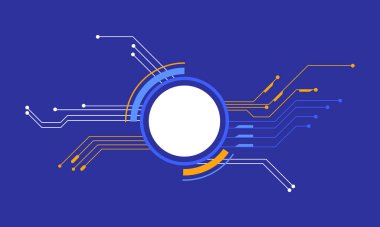 Abstract technological background with various technological elements. Structure pattern technology backdrop.Hi-tech digital technology and engineering theme