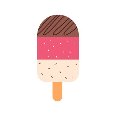 cute cartoon ice creams. ice cream and dessert icon
