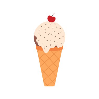 cute cartoon ice creams. ice cream and dessert icon