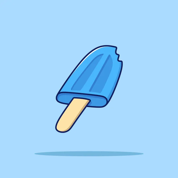 Crème Glacée Combo Cartoon Vector Icon Illustration Icône Snack Icône — Image vectorielle