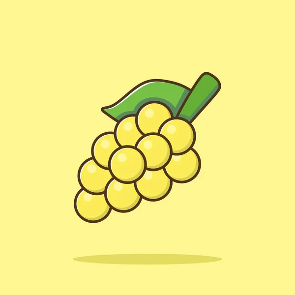 Bayas Silvestres Fruta Dibujos Animados Vector Icono Ilustración Alimentación Naturaleza — Vector de stock