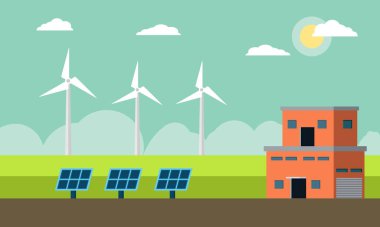yenilenebilir enerji-hidro, güneş, Jeotermal ve Rüzgar enerji üretimi tesisleri gibi