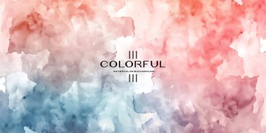 Renkli pastel çizim kağıt dokusu vektör parlak afiş, yazdır. Selamlama, poster, tasarım ve sanat duvar kâğıdı için suluboya soyut renk sıvı boya kartı