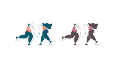 İki kişi telli telefondan şakalaşarak konuşuyor..