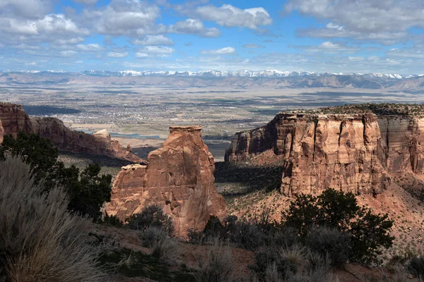 Independence Monument Rock Formation Colorado National Monument — Stock Photo, Image