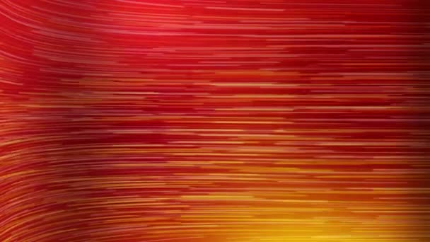 Fondo Rojo Bucle Abstracto Con Partículas Color Amarillo Brillante Moviéndose — Vídeo de stock