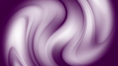 Renkli soyut hareket eden dalgalar. Bordo, beyaz ve menekşe renklerinin kademeli geçişi. Döngülü animasyon. Bükülmüş ve parlayan sıvı deseni.