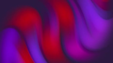 Mor ve kırmızı soyut arkaplan ve akan sıvı dalgalar. Döngüsüz hareketsiz grafikler.