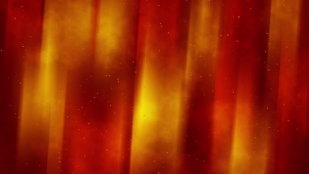 Herbst Abstrakten Hintergrund Roten Und Gelben Farben Mit Fliegenden Hellen — Stockvideo