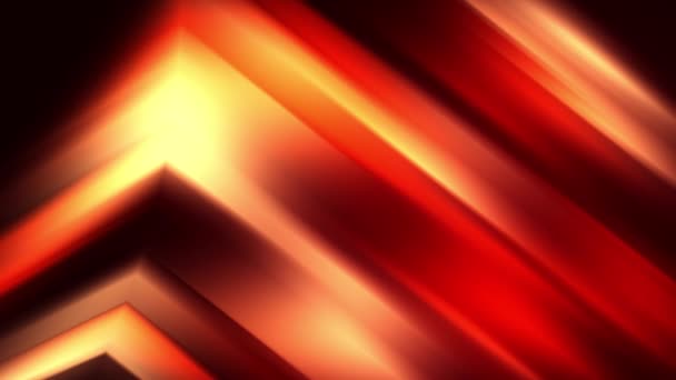 Яскраво Гарячі Червоні Стрілки Анімований Сяючий Прожекторний Потік Петлевий Безшовний — стокове відео