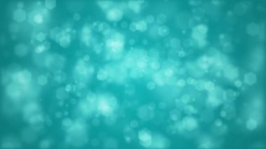 Mavi arkaplan, bulanık geometrik şekiller altıgenler. Döngülü animasyon. Boşluğu kopyala.