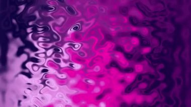 Pembe dalgalı su, ışık yansımaları ve gölge yüzey dokusuyla. Bulanık dalga arkaplanı. Soyut canlandırma döngüsü.