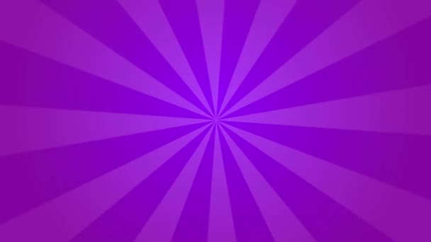 Ретро солнце лопнул винтажный баннер фоновая графика движения. Вращение фиолетовых линий по кругу. Цикл анимации.