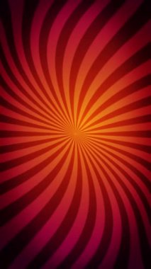 Güneş ışığı animasyonu, güneş tavşanları kırmızı ve siyah çizgi. Döngülü hareket grafiği. Dikey video.