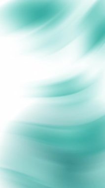 Soyut minimalist yumuşak yeşil eğri modern arka plan. Bulanık dalgaların hareketi. Döngülü animasyon. Dikey video.