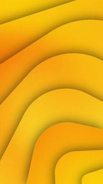 Kare şekilli turuncu soyut arkaplan. Geometrik tasarım elementleri. Dinamik şekiller. Döngü animasyonu. Dikey video.