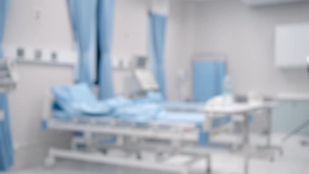 Handheld Schot Professioneel Chirurgisch Team Bestaande Uit Artsen Verpleegkundigen Chirurgen — Stockvideo