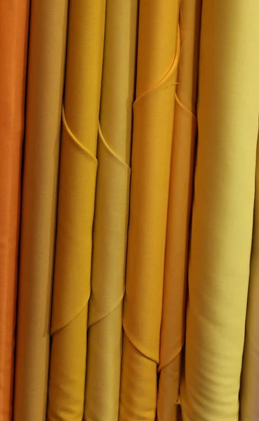 Telas Tela Colores Para Venta Tienda Mercería Sastre Para Creación — Foto de Stock