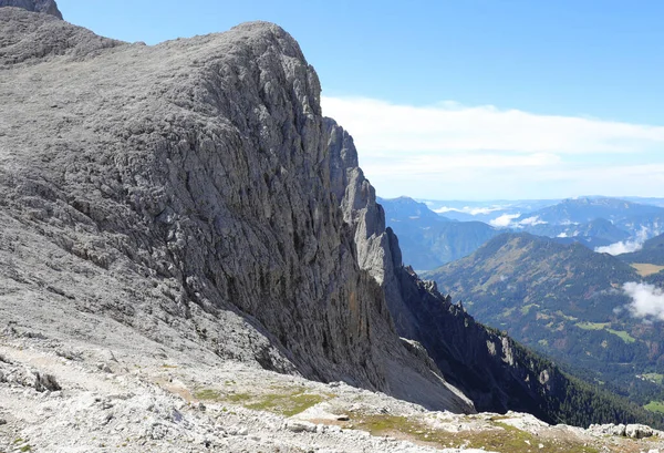 Panorama Över Italienska Alperna Dolomiterna Berggrupp Norra Italien Sommaren — Stockfoto