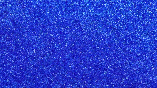 Blue Shimmering Bright Background Shining Lights Reflections Video Stock