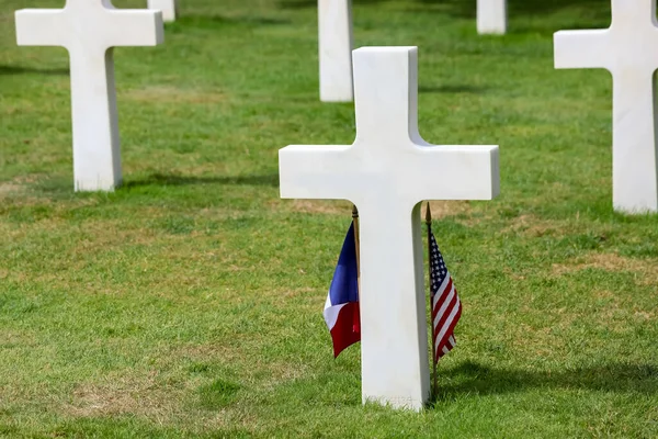Colleville Sur Mer Fra Франція Серпня 2022 Американське Військове Кладовище — стокове фото