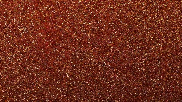 Copper Kolor Brokat Tło Super Jasnych Świateł — Wideo stockowe