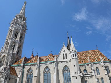 Orta Avrupa Macaristan 'da Budapeşte' de Matthias Kilisesi adı verilen Varsayım Kilisesi