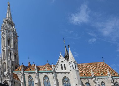 Orta Avrupa Macaristan 'da Budapeşte' de Matthias Kilisesi adı verilen Varsayım Kilisesi