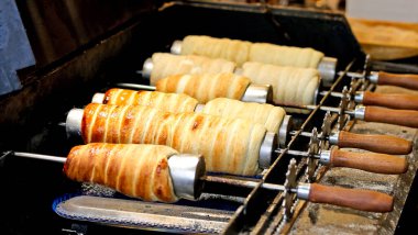 Trdelnik, Orta Avrupa 'nın tipik bir tükürük keki.