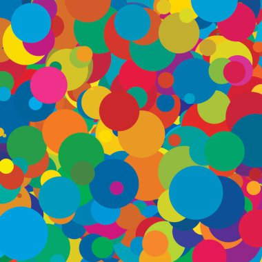 arka plan çeşitli boyutlarda ve parlak renkli kırmızı mavi turuncu ve yeşil renklerle dolu.