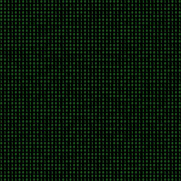 siyah arkaplan yeşil sayılar sıfır ve bilgisayar veya kriptografi kavramını temsil eden rastgele bir dizi