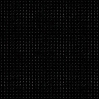 32x32 hücre matrisi, rastgele karıştırılmış mavi ve pembe renkli toplam 1024 karışık erkek ve dişi sembolü içerir.