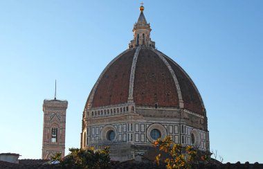 İtalyan mimar BrunELLESCHI Filippo 'nun Büyük Floransa Katedrali' nin alışılmadık manzarası