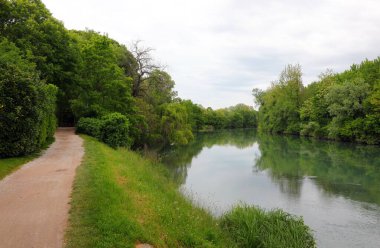 Kuzey İtalya 'nın VENETO bölgesinde Treviso iline bağlı CASIER köyündeki SILE River Natural Park